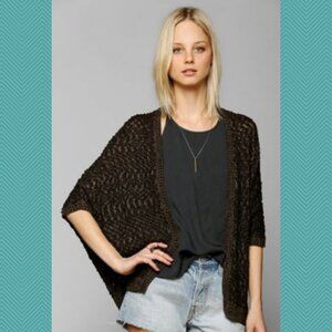 Staring at Stars Cotton Blend Open Knit Ava Cardigan
